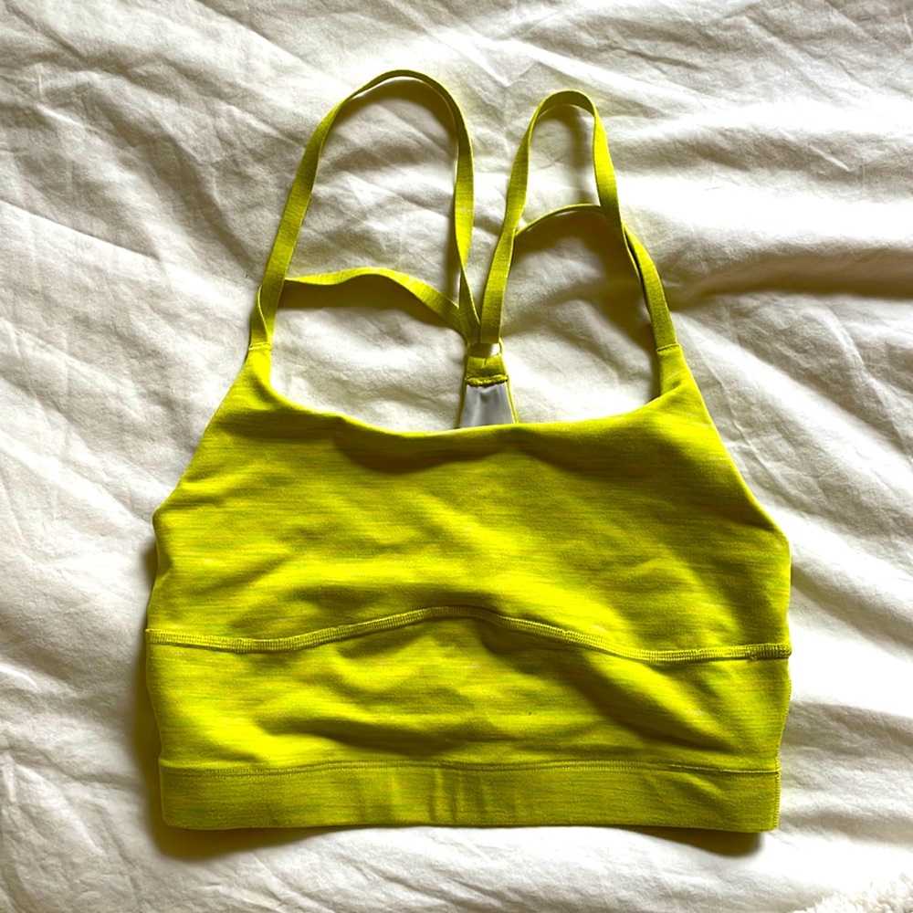 Outdoor Voices Green Sports Bra